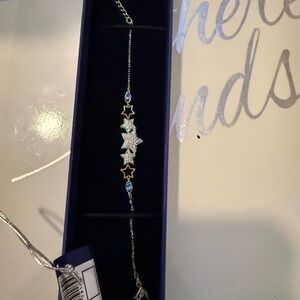 Swarovski Silver and Gold Star Bracelet